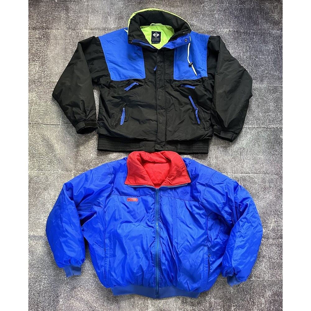 Men's Vintage 90's Columbia Radial Sleeve Vamoose 3 In 1 Puffer Ski Jacket Sz L